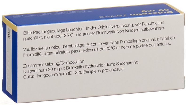 Duloxetin Zentiva Kaps 30 mg 28 Stk