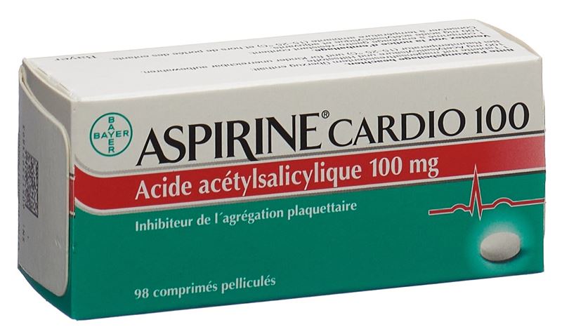 Aspirine Cardio cpr pell 100 mg 98 pce