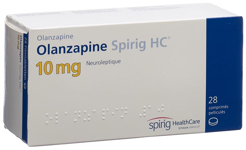 Olanzapine Spirig HC cpr pell 10 mg 28 pce