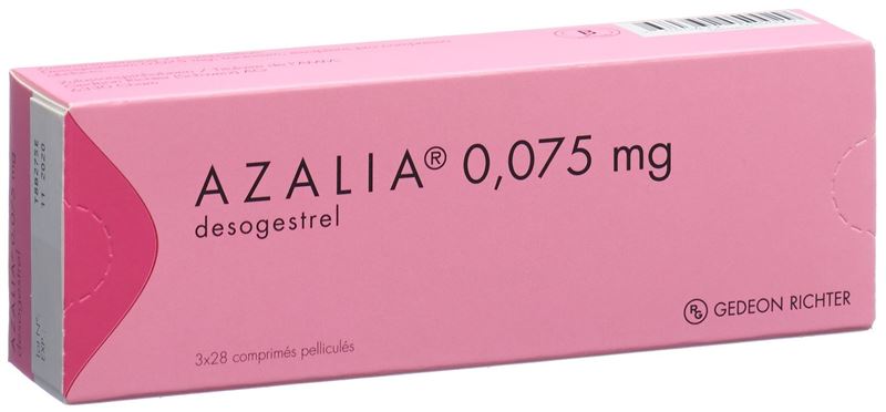 Azalia Filmtabl 0.075 mg 3 x 28 Stk Azalia Filmtabl 0.075 mg 3 x 28 Stk