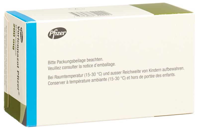 Voriconazol Pfizer cpr pell 200 mg 28 pce Voriconazol Pfizer cpr pell 200 mg 28 pce