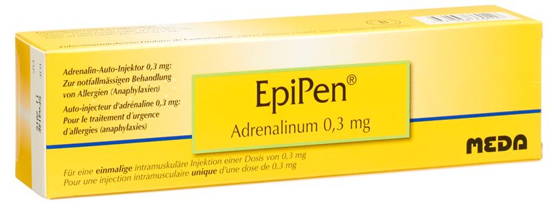 EpiPen Inj Lös 0.3 mg Fertiginjektor