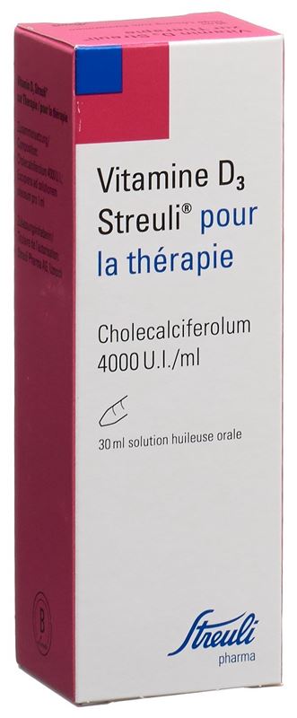 Vitamin D3 Streuli 4000 IE/ml zur Therapie Lösung zum Einnehmen Fl 30 ml