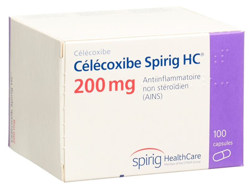 Célécoxib Spirig HC caps 200 mg 100 pce Célécoxib Spirig HC caps 200 mg 100 pce
