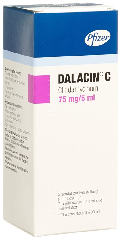 Dalacin C Gran 75 mg/5ml für Sirup Fl 80 ml