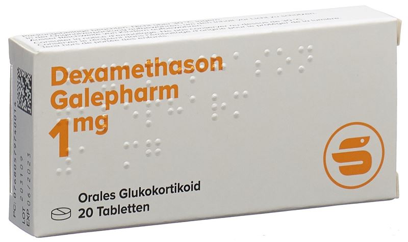 Dexaméthasone Galepharm cpr 1 mg 20 pce
