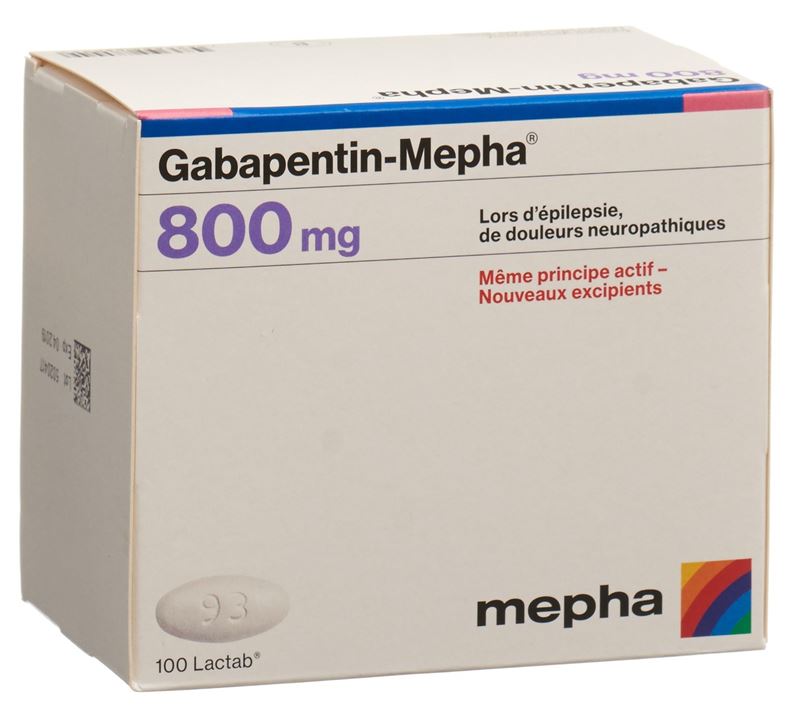 Gabapentin-Mepha Lactab 800 mg 100 pce