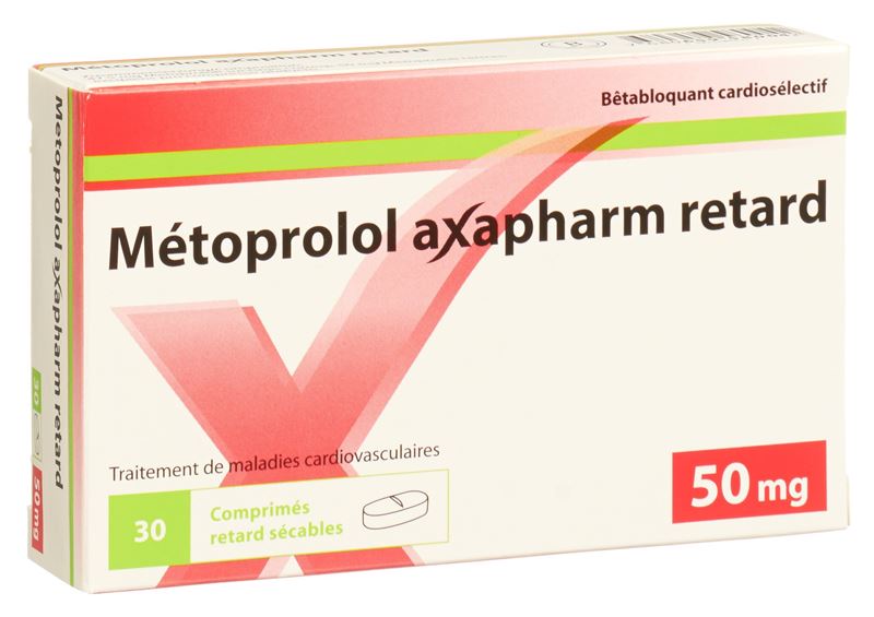 Metoprolol Axapharm Ret Tabl 50 mg 30 Stk