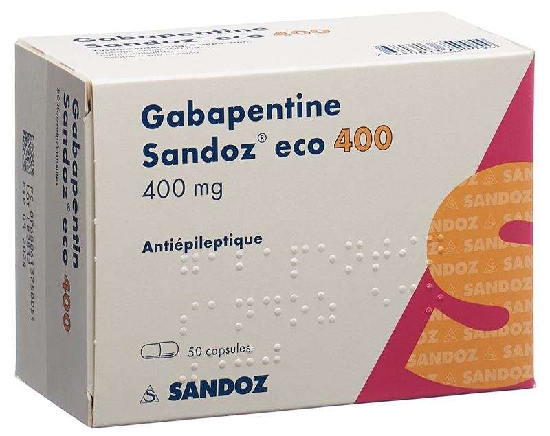 Gabapentine Sandoz eco caps 400 mg 50 pce