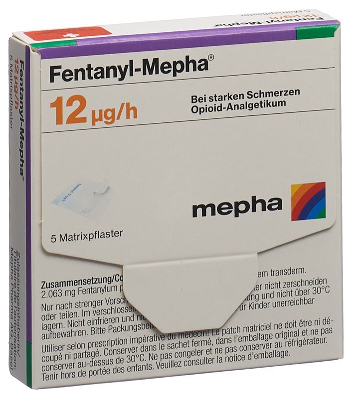 Fentanyl-Mepha Matrixpfl 12 mcg/h 5 Stk
