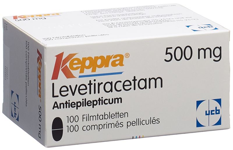 Keppra cpr pell 500 mg 100 pce