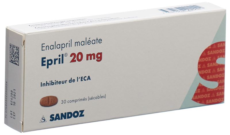 Epril Tabl 20 mg 30 Stk Epril Tabl 20 mg 30 Stk