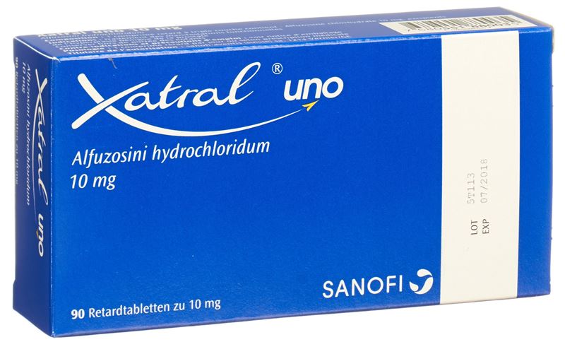 Xatral uno cpr ret 10 mg 90 pce