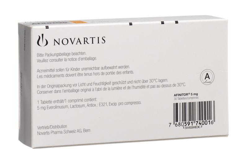 Afinitor Tabl 5 mg 30 Stk