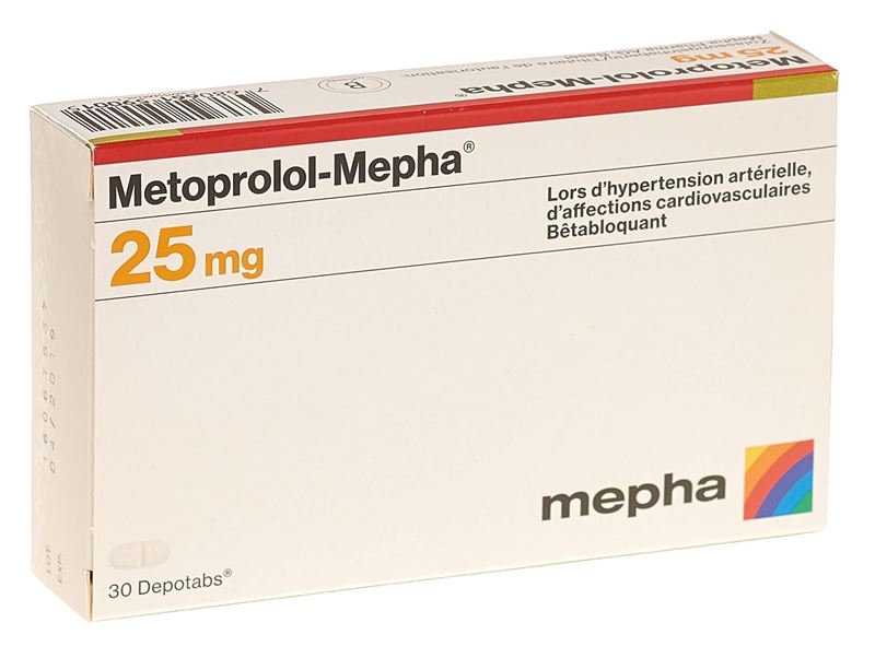 Metoprolol-Mepha Depotabs 25 mg 30 Stk
