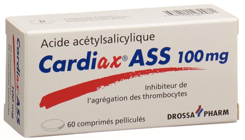Cardiax ASS Filmtabl 100 mg 60 Stk
