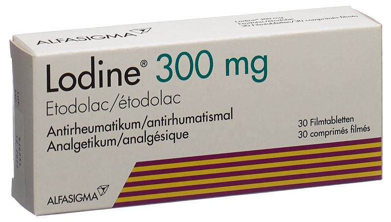 Lodine Filmtabl 300 mg 30 Stk