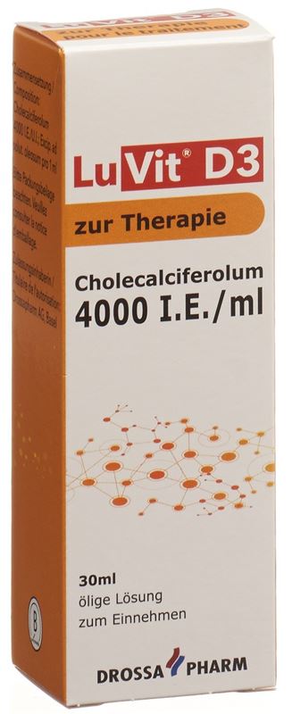 LuVit D3 Cholecalciferolum ölige Lösung 4000 IE/ml zur Therapie Fl 30 ml