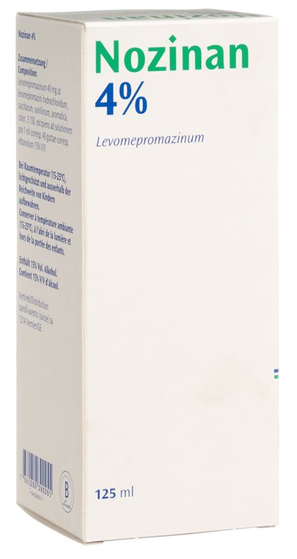 Nozinan gouttes 4 % avec seringue-doseuse fl 125 ml Nozinan gouttes 4 % avec seringue-doseuse fl 125 ml