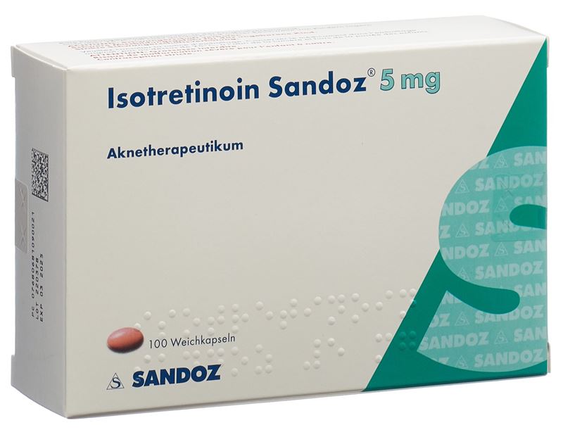 Isotretinoin Sandoz Weichkaps 5 mg 100 Stk