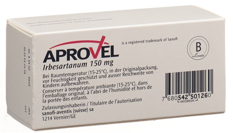 Aprovel 150 Filmtabl 150 mg 98 Stk Aprovel 150 Filmtabl 150 mg 98 Stk