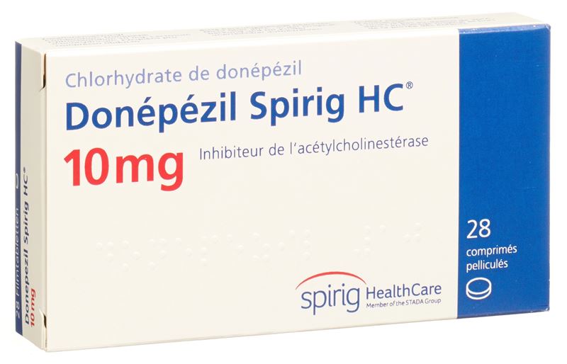 Donépézil Spirig HC cpr pell 10 mg 28 pce