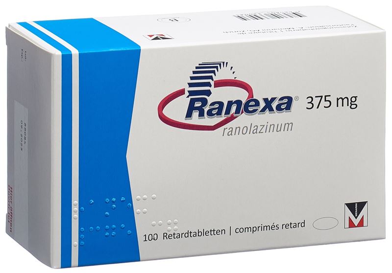 Ranexa cpr ret 375 mg 100 pce Ranexa cpr ret 375 mg 100 pce
