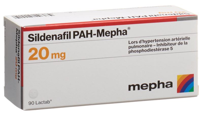Sildenafil PAH-Mepha cpr pell 20 mg 90 pce
