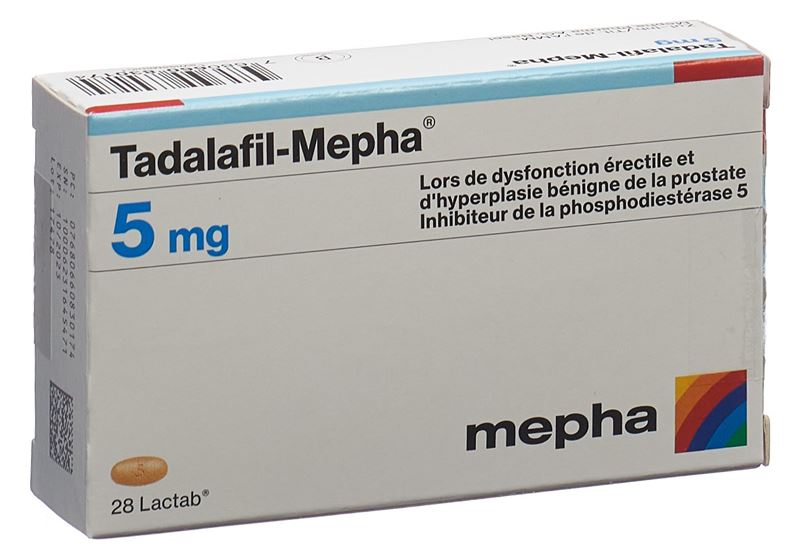 Tadalafil-Mepha Filmtabl 5 mg 28 Stk
