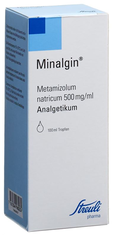 Minalgin Tropfen 0.5 g/ml Fl 100 ml Minalgin Tropfen 0.5 g/ml Fl 100 ml