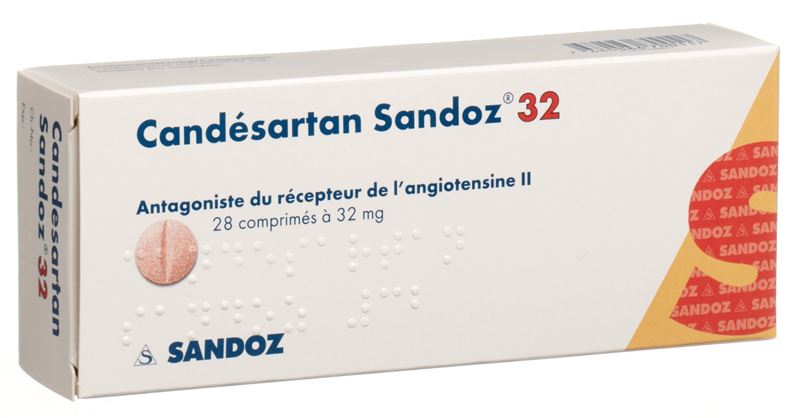 Candésartan Sandoz cpr 32 mg 28 pce Candésartan Sandoz cpr 32 mg 28 pce