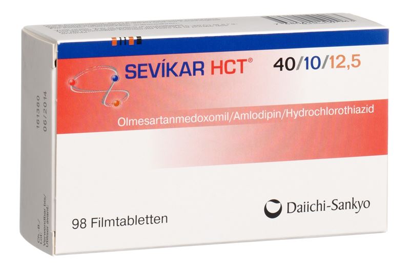 Sevikar HCT cpr pell 40/10/12.5 mg blist 98 pce