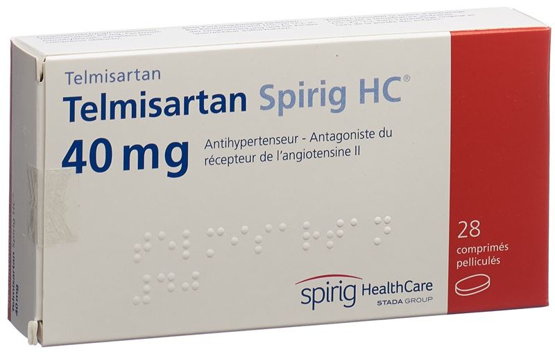 Telmisartan Spirig HC Filmtabl 40 mg 28 Stk Telmisartan Spirig HC Filmtabl 40 mg 28 Stk