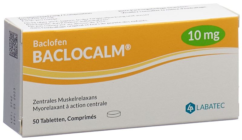 Baclocalm cpr 10 mg 50 pce Baclocalm cpr 10 mg 50 pce
