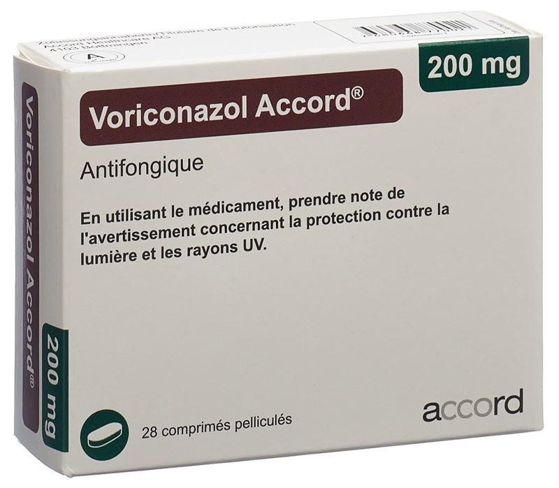 Voriconazol Accord cpr pell 200 mg 28 pce Voriconazol Accord cpr pell 200 mg 28 pce