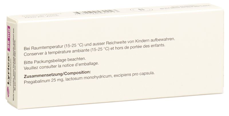 Lyrica Kaps 25 mg 14 Stk