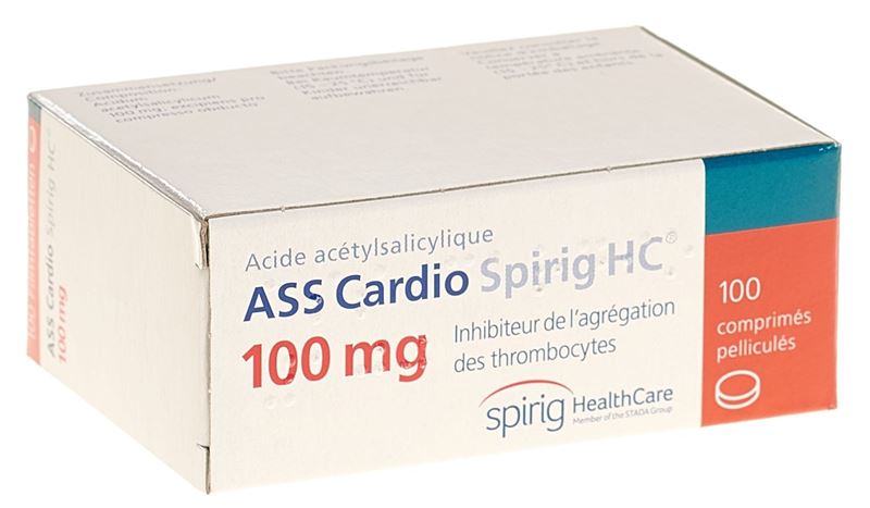 ASS Cardio Spirig HC Filmtabl 100 mg 100 Stk