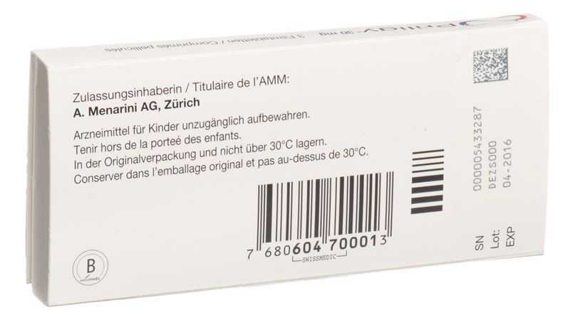 PRILIGY cpr pell 30 mg 3 pce PRILIGY cpr pell 30 mg 3 pce