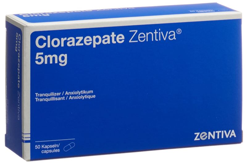 Clorazepate Zentiva Kaps 5 mg 50 Stk Clorazepate Zentiva Kaps 5 mg 50 Stk