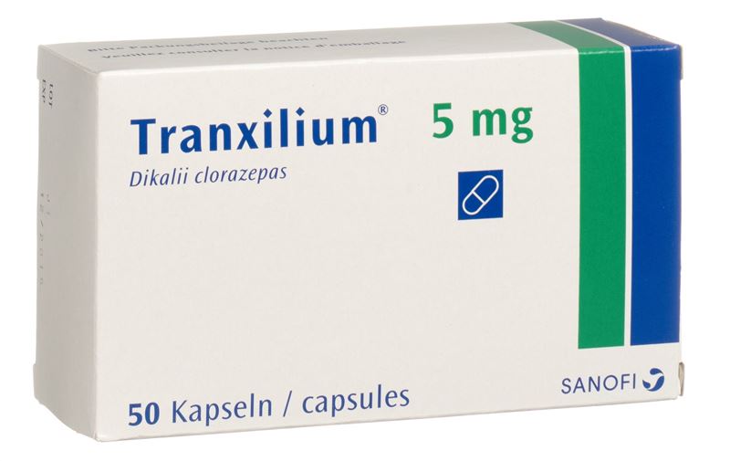 Tranxilium Kaps 5 mg 50 Stk Tranxilium Kaps 5 mg 50 Stk