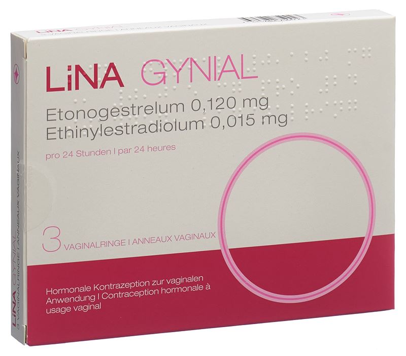 Lina Gynial anneau vag sach 3 pce