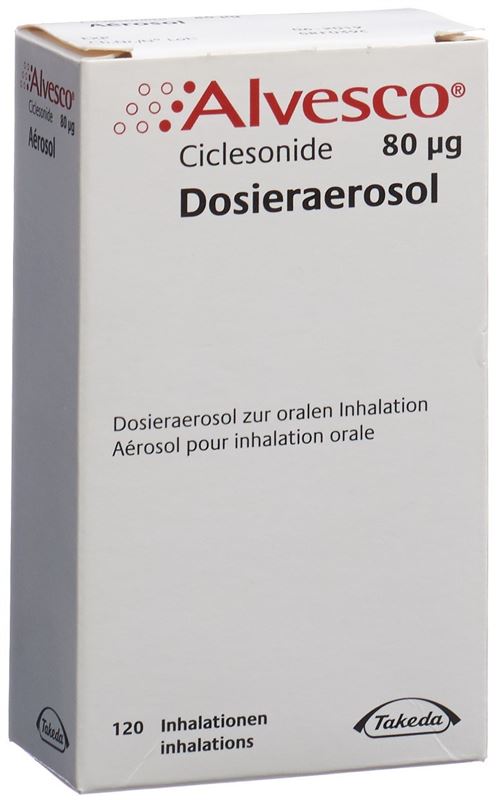Alvesco Dosieraeros 80 mcg 120 Dos Alvesco Dosieraeros 80 mcg 120 Dos