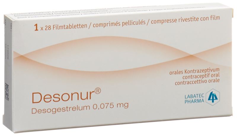 Desonur Filmtabl 0.075 mg 28 Stk Desonur Filmtabl 0.075 mg 28 Stk