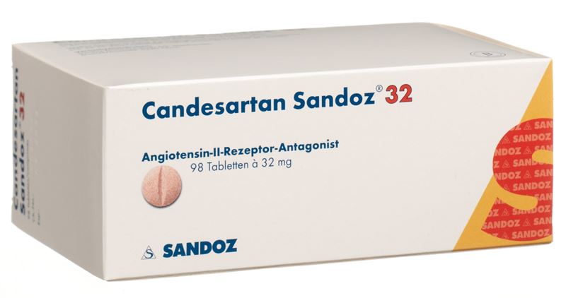 Candésartan Sandoz cpr 32 mg 98 pce Candésartan Sandoz cpr 32 mg 98 pce