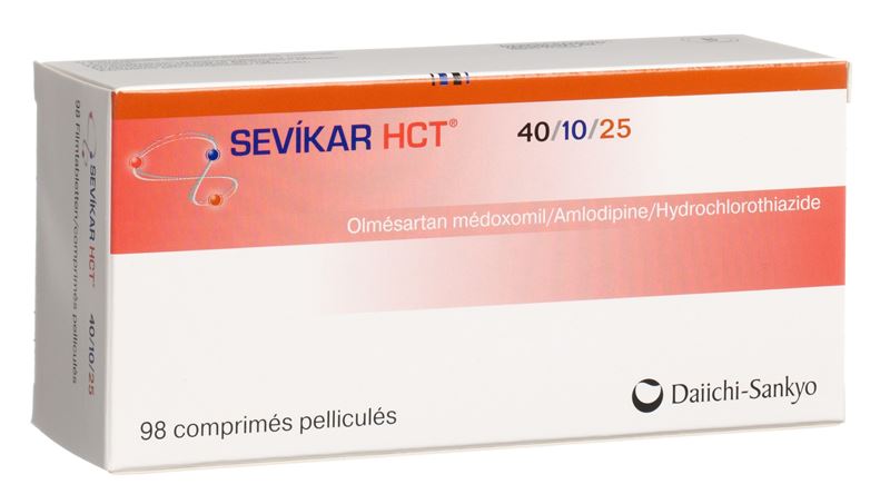 Sevikar HCT cpr pell 40/10/25 mg 98 pce