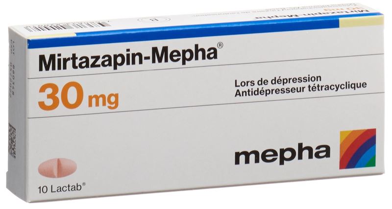 Mirtazapin-Mepha cpr pell 30 mg 10 pce