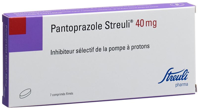 Pantoprazole Streuli cpr pell 40 mg 7 pce