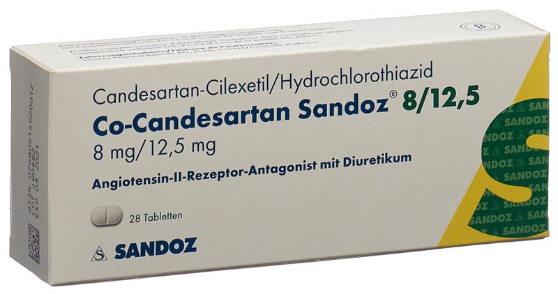 Co-Candésartan Sandoz cpr 8/12.5 mg 28 pce