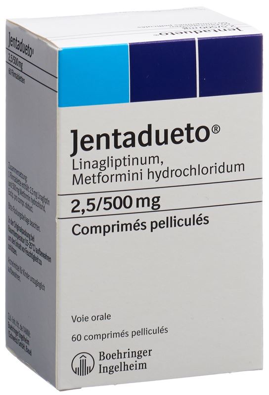 Jentadueto Filmtabl 2.5 mg/500 mg 60 Stk