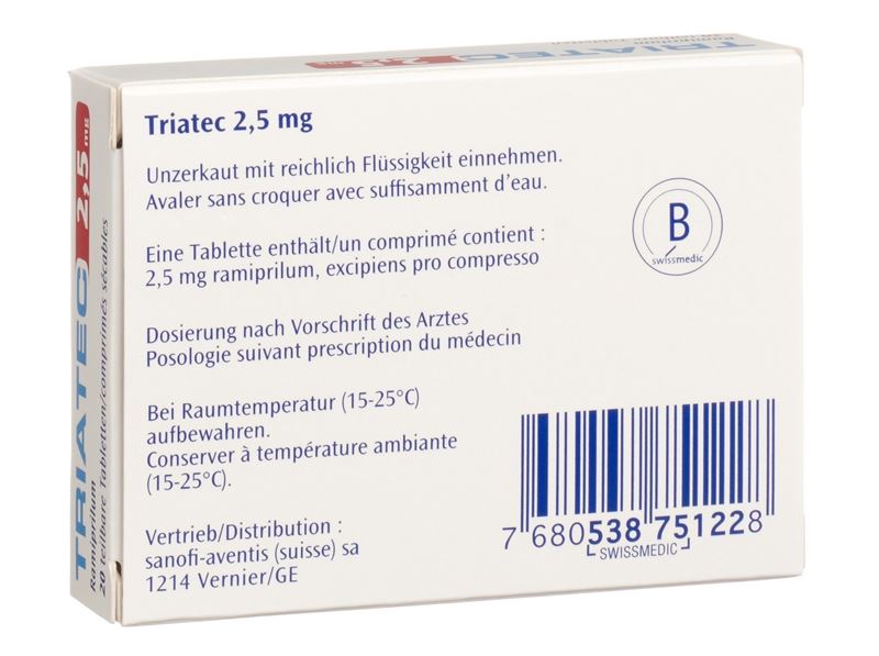 Triatec cpr 2.5 mg 20 pce